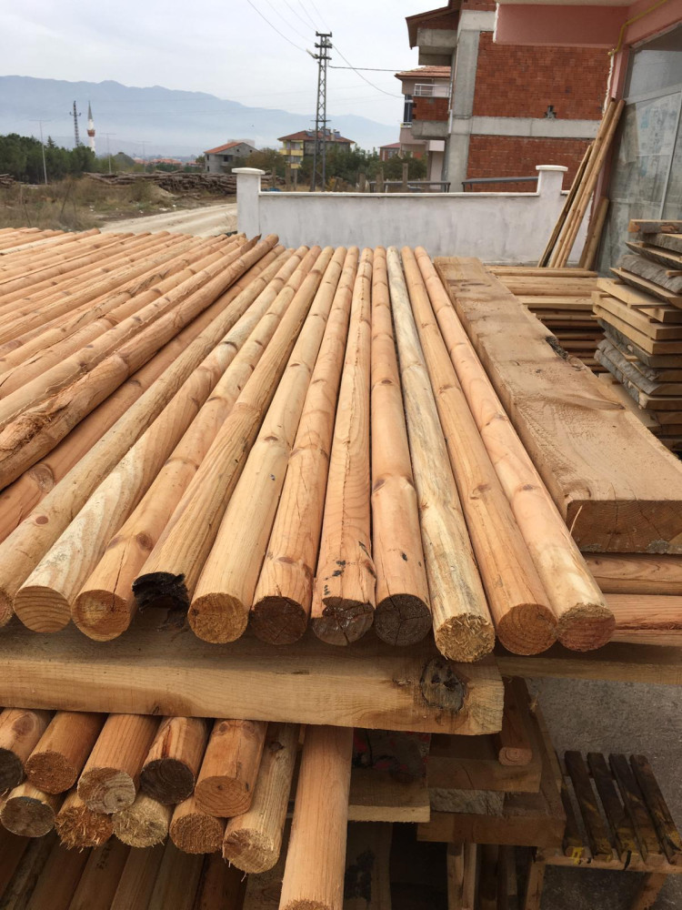 Wooden stakes